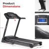 Sunny Health & Fitness Premium Foldable Treadmill for Home, Running or Walking with Auto Incline, Shock Absorption, Digital Display, Optional 20” Running Deck, Free SunnyFit App Bluetooth Connection - Image 7