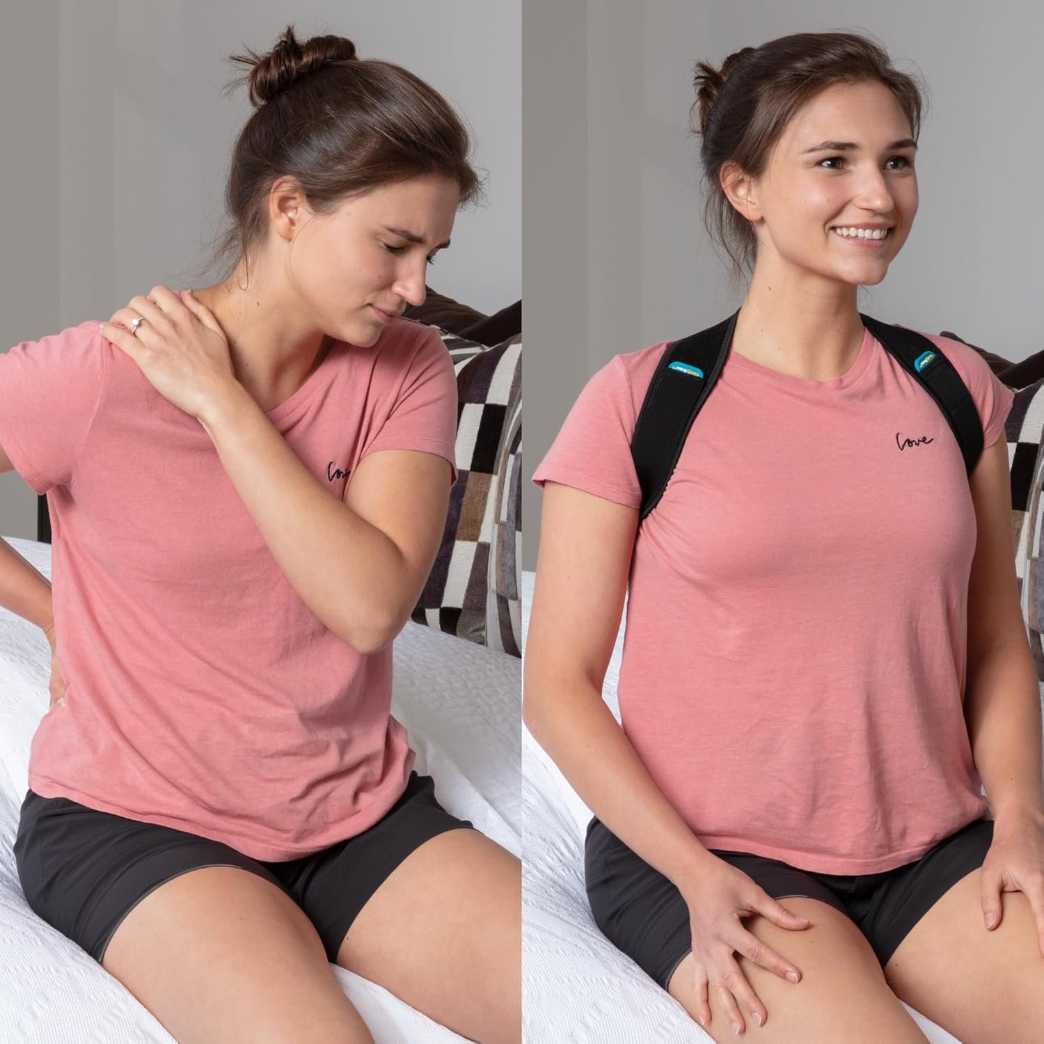 ComfyBrace Posture Corrector-Back Brace for Men and Women- Fully Adjustable Straightener for Mid, Upper Spine Support- Neck, Shoulder, Clavicle and Back Pain Relief-Breathable - Image 7