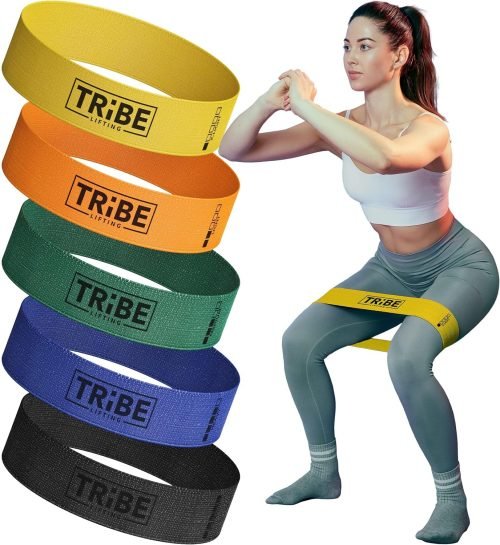Fabric Resistance Bands for Working Out – Booty Bands for Women and Men – Exercise Bands Resistance Bands Set – Workout Bands Resistance Bands for Legs – Fitness Bands